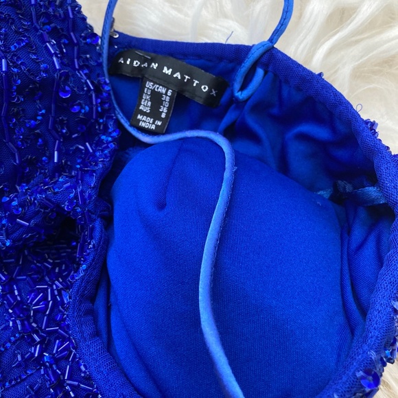 AIDAN MATTOX V-Neck Mini Dress - Picture 10 of 14